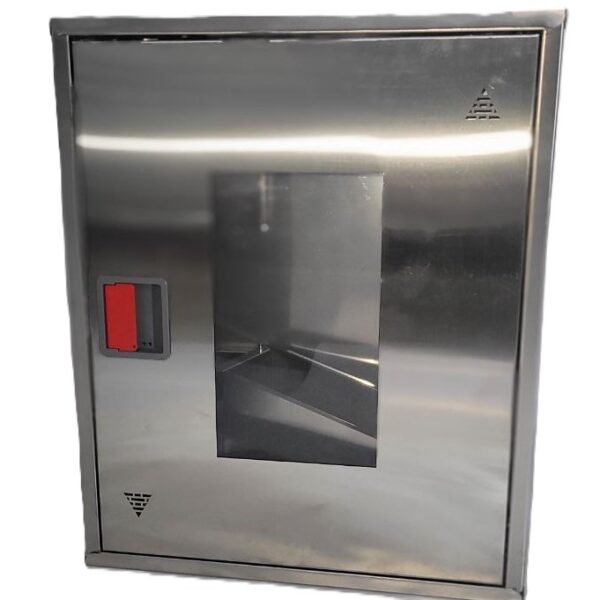 Шкаф пожарный ШП-К-(Н)-10 (ШПК-310Н) навесной, открытый из нержавеющей стали